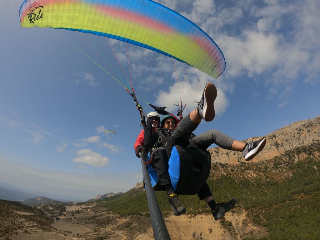 Paragliding tandem in Barcelona