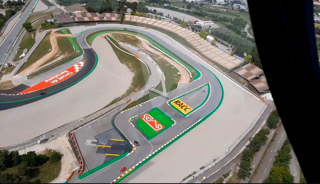 Helicopter transfer to Circuit de Barcelona-Catalunya in Montmeló