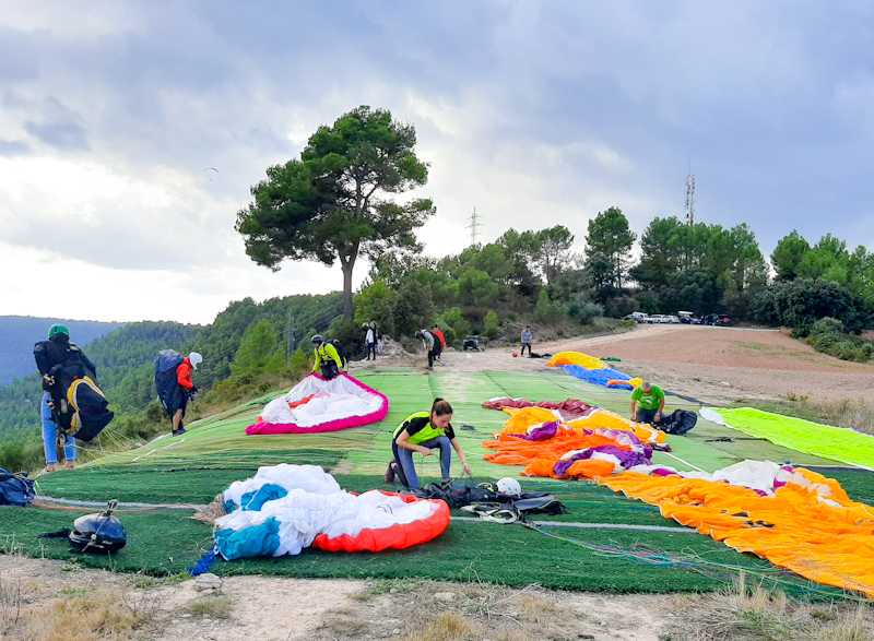 Barcelona paragliding flying sites