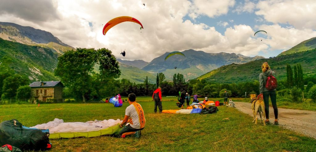 Barcelona paragliding flying sites