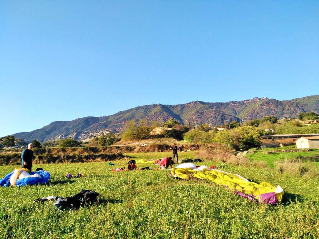 Barcelona paragliding flying sites