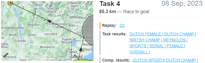 TASK 4 Fly with Xirli is a member of the organization of the 34th British and Dutch Paragliding Championships