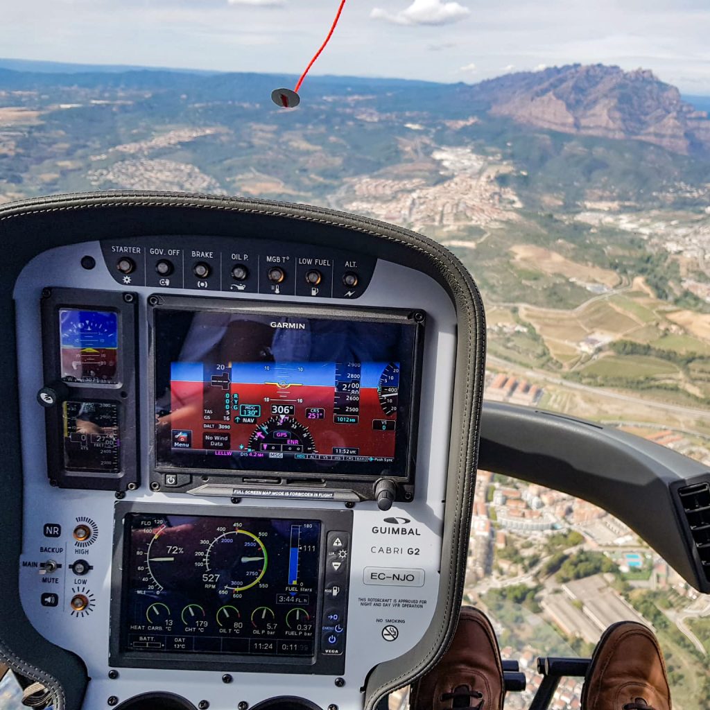 helicopter in montserrat