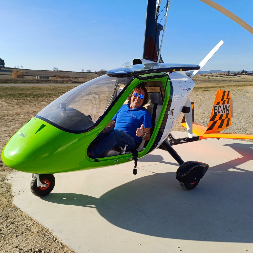 Gyrocopter flight