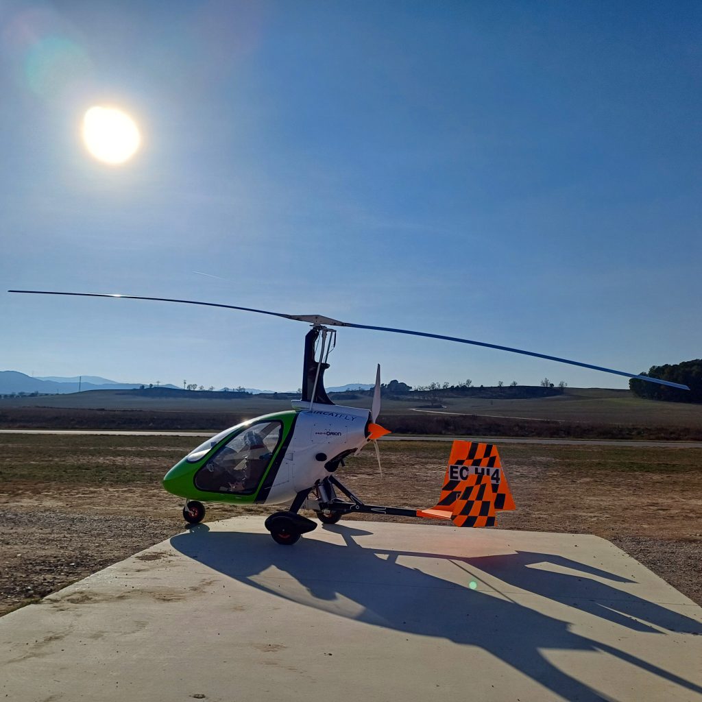 Gyrocopter flight