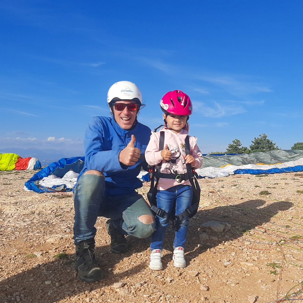 paragliding tandem niña 1