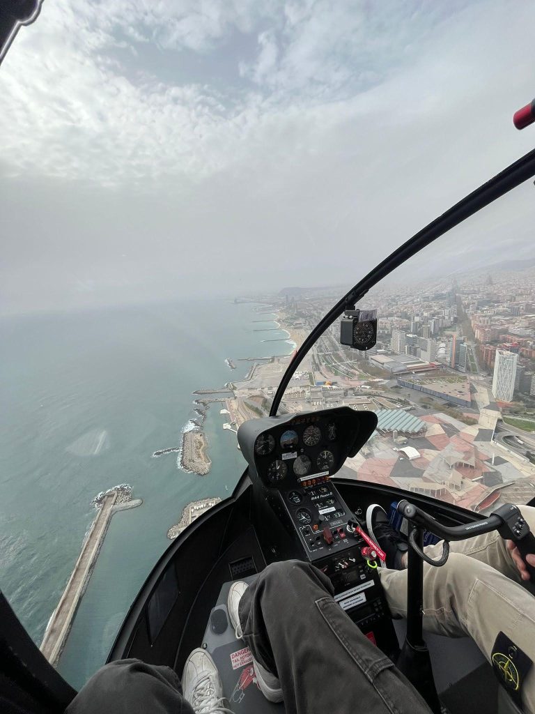 Celebrate Special Moments Private Helicopter Flight in Barcelona