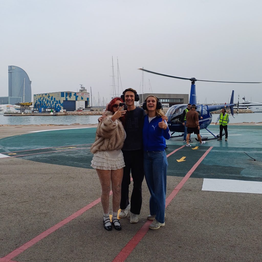 Celebrate Special Moments Private Helicopter Flight in Barcelona QUADRAT