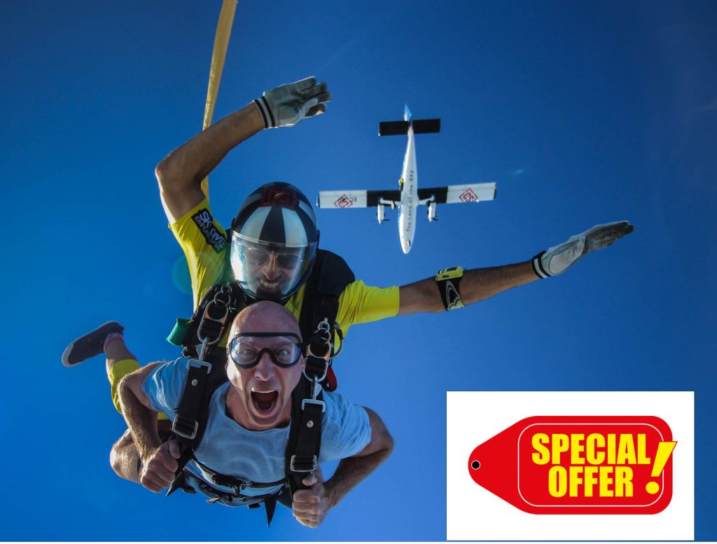 skydiving offer